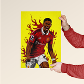 Marcus Rashford – Fiery Spirit Poster